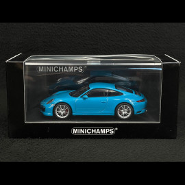 Porsche 911 Carrera S Type 991 2018 Miami blue 1/43 Minichamps 413067132