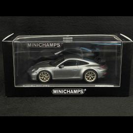 Porsche 911 GT3 Type 992 2020 Exclusive Edition Dolomite grey metallic 1/43 Minichamps 413069220