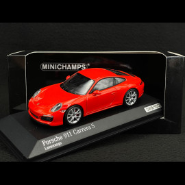 Porsche 911 Carrera S Type 991 2018 Lava Orange 1/43 Minichamps 413067131