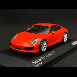 Porsche 911 Carrera S Type 991 2018 Lava Orange 1/43 Minichamps 413067131