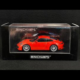 Porsche 911 Carrera S Type 991 2018 Lava Orange 1/43 Minichamps 413067131