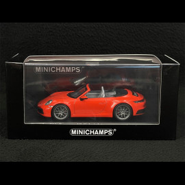 Porsche 911 Carrera 4S Cabriolet Type 992 2019 Exclusive RS Selection Lava orange 1/43 Minichamps 413069339
