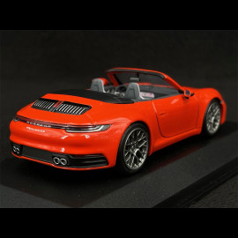 Porsche 911 Carrera 4S Cabriolet Type 992 2019 Exclusive RS Selection Lava orange 1/43 Minichamps 413069339
