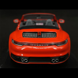 Porsche 911 Carrera 4S Cabriolet Typ 992 2019 Exclusive RS Selection Lavaorange 1/43 Minichamps 413069339