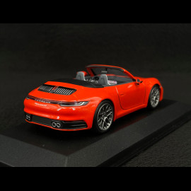 Porsche 911 Carrera 4S Cabriolet Type 992 2019 Exclusive RS Selection Lava orange 1/43 Minichamps 413069339