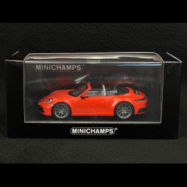 Porsche 911 Carrera 4S Cabriolet Type 992 2019 Exclusive RS Selection Lava orange 1/43 Minichamps 413069339