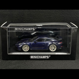 Porsche 911 GT3 Typ 992 2020 Exclusive RS Selection Enzianblau metallic 1/43 Minichamps 413069221