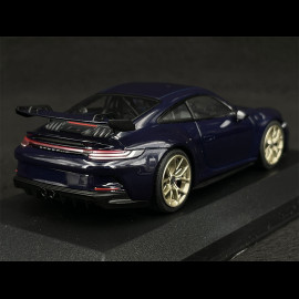 Porsche 911 GT3 Typ 992 2020 Exclusive RS Selection Enzianblau metallic 1/43 Minichamps 413069221