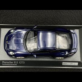 Porsche 911 GT3 Type 992 2020 Exclusive RS Selection Gentian blue metallic 1/43 Minichamps 413069221