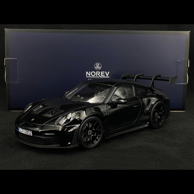 Porsche 911 GT3 RS Type 992 2022 Schwarz 1/18 Norev 187351