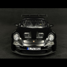 Porsche 911 GT3 RS Type 992 2022 Schwarz 1/18 Norev 187351