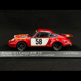Porsche 911 Carrera RSR 3.0 Winner Le Mans 1975 n° 58 1/43 Minichamps 430756958