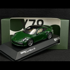 Porsche 911 Turbo S Type 992 2021 Irish Green 1/43 Spark WAP0201610RTRB