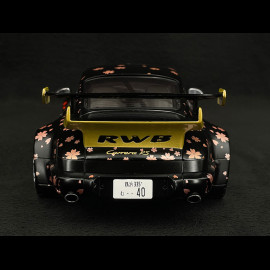 Porsche 911 Type 964 RWB Bodykit Aoki 2021 Schwarz 1/18 Solido S1807507