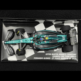 Fernando Alonso Aston Martin AMR23 n° 14 2023 3. Bahrain F1 Grand Prix 1/43 Minichamps 417230114