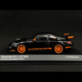 Porsche 911 GT3 RS Type 997 2006 Schwarz 1/43 Minichamps 403066012