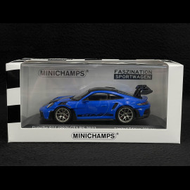 Porsche 911 GT3 RS Type 992 Weissach Package 2023 Shark Blue 1/43 Minichamps 413062110