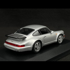 Porsche 911 Turbo Type 964 1990 Silber Metallic 1/43 Minichamps 943069104