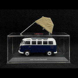 Volkswagen Bulli Transporter T1 Bus Camper 1962 Blau / Weiß 1/43 Schuco 450377800