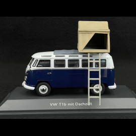 Volkswagen Bulli Transporter T1 Bus Camper 1962 Blau / Weiß 1/43 Schuco 450377800