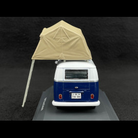 Volkswagen Bulli Transporter T1 Bus Camper 1962 Blau / Weiß 1/43 Schuco 450377800