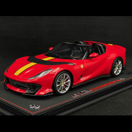 Ferrari 812 Competizione Aperta 2021 Red Rosso Corsa 1/18 BBR Models P18209C