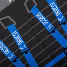 Inspiration Sparco Harness socks Black / Blue - unisex