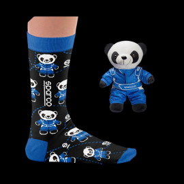 Inspiration Sparco Panda socks Black / Blue - unisex