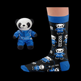 Sparco Panda Socken Schwarz / Blau - Unisex