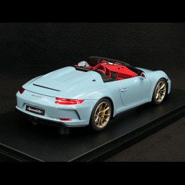 Porsche 911 Speedster Type 991 2019 Meissen Blue 1/18 GT Spirit GT408