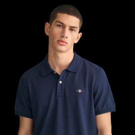 Gant Polo Shirt Shield Night Blue - Men 2210-433