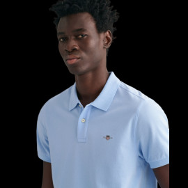 Gant Polo Shirt Shield Capri Blue - Men 2210-468