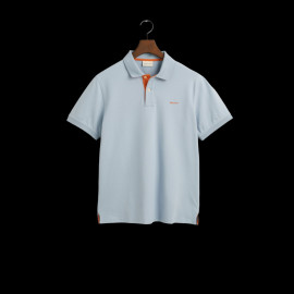 Gant Polo Shirt Contrast Sky Blue - Men 2062026-402