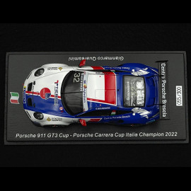 Porsche 911 GT3 Cup 992 Type N° 32 Winner Carrera Cup Italia 2022 Gianmarco Quaresmini 1/43 Spark SI024