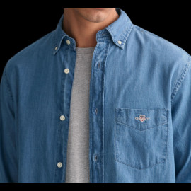 Gant Hemd verblasstes Indigoblau 3000400-980