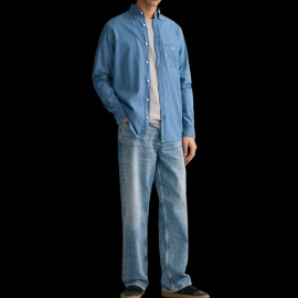 Gant Hemd verblasstes Indigoblau 3000400-980