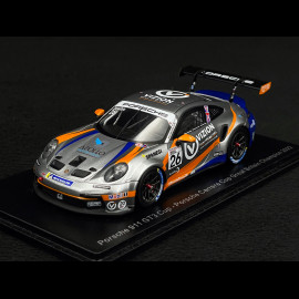 Porsche 911 GT3 Cup 992 Type N° 26 Winner Carrera Cup Great Britain 2022 Kiern Jewiss 1/43 Spark UK018