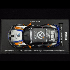 Porsche 911 GT3 Cup 992 Type N° 26 Winner Carrera Cup Great Britain 2022 Kiern Jewiss 1/43 Spark UK018