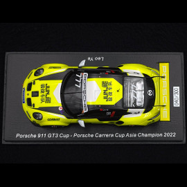 Porsche 911 GT3 Cup 992 Type N° 777 Winner Carrera Cup Asia 2022 Leo Ye 1/43 Spark SA269