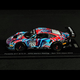 Porsche 911 GT3 R 992 Type N° 221 Spa Test Days 2022 GPX Martini Racing 1/43 Spark SP429