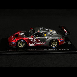 Porsche 911 GT3 R 992 Type N° 11 3rd GT Cup Macau 2022 Toro Racing 1/43 Spark SA265