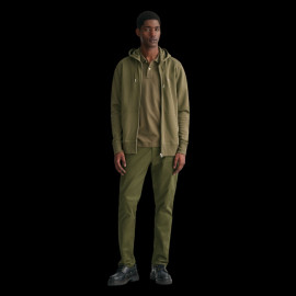 Gant Jacket Hoodie Kaki Green - men 2007059-301
