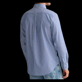 Gant Hemd Yale-blau gestreiftes Hemd 3000130-436