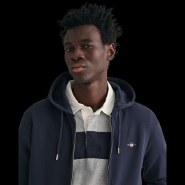 Gant Jacket Hoodie Navy Blue - men 2007059-433