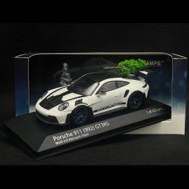 Porsche 911 GT3 RS Typ 992 Christmas 2023 Weissach Weiß / Blau 1/43 Minichamps 410062105