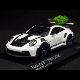 Porsche 911 GT3 RS 992 Type Christmas 2023 Weissach White / Blue 1/43 Minichamps 410062105