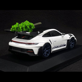 Porsche 911 GT3 RS 992 Type Christmas 2023 Weissach White / Blue 1/43 Minichamps 410062105