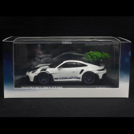 Porsche 911 GT3 RS 992 Type Christmas 2023 Weissach White / Blue 1/43 Minichamps 410062105