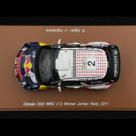 Citroen DS3 WRC Nr 2 Sieger Jordan Rally 2011 Red Bull 1/43 Spark S3309
