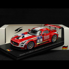 Mercedes-Benz AMG SLS GT3 Nr 1 Platz 2. ADAC 24h Nürburgring 2014 Black Falcon 1/43 Spark SG129